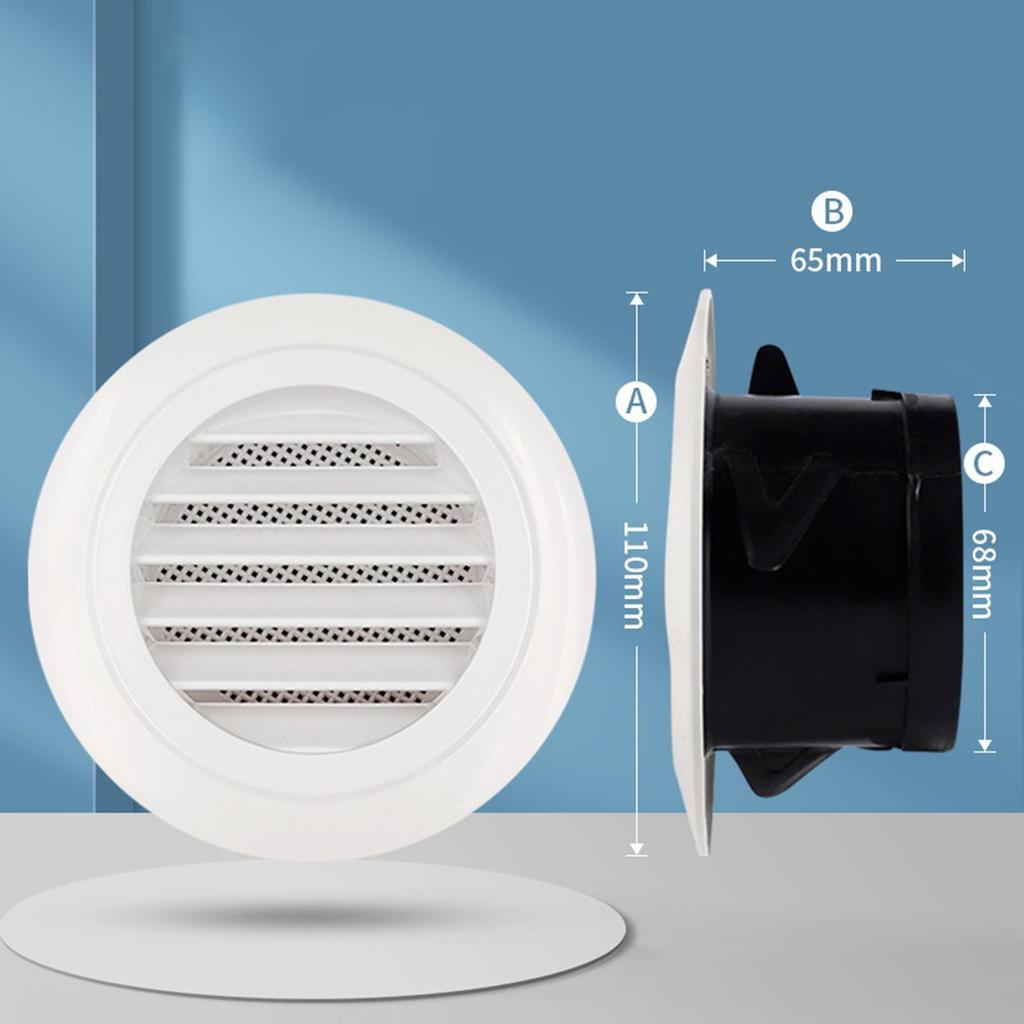 RV Air Louver Ceiling Vent RV Heater Exhaust Vents Cover Caravans Accessories Mobile Home Ventilation Parts for Vacation Travel