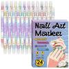 1Box Creative DIY Nail Art Tool Nail Point Graffiti Dotting Pen for Creative Expression Waterproof Quick Dry Fine Tip