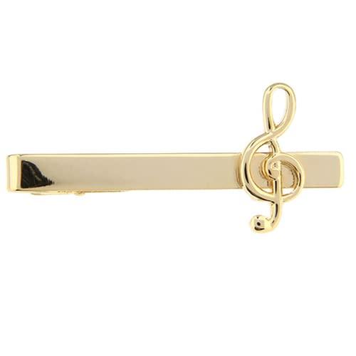 Gold Treble Clef Musical Note Tie Pin Tie Bar Tie Pin N02863