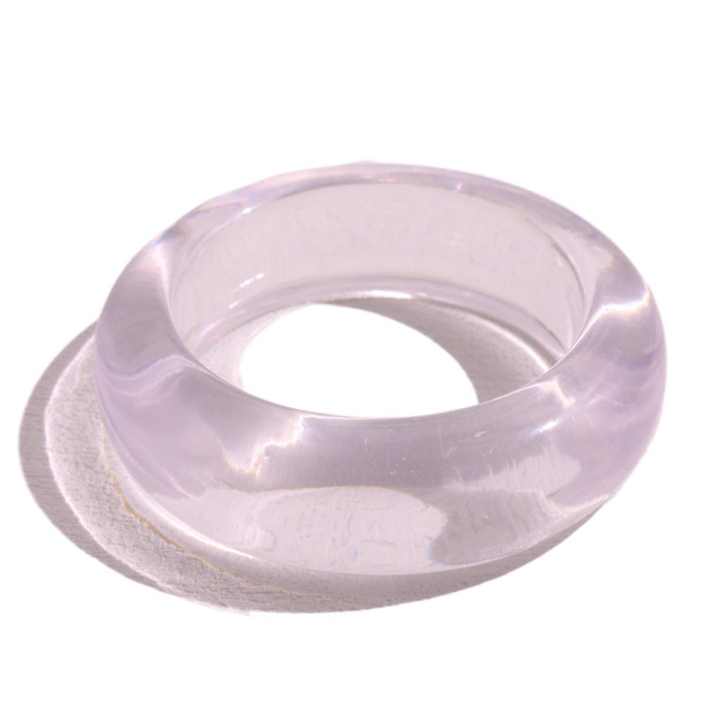 Vintage Acrylic Bangle Smudging Retro Hand Ring Unique Wide Bracelet  Decoration