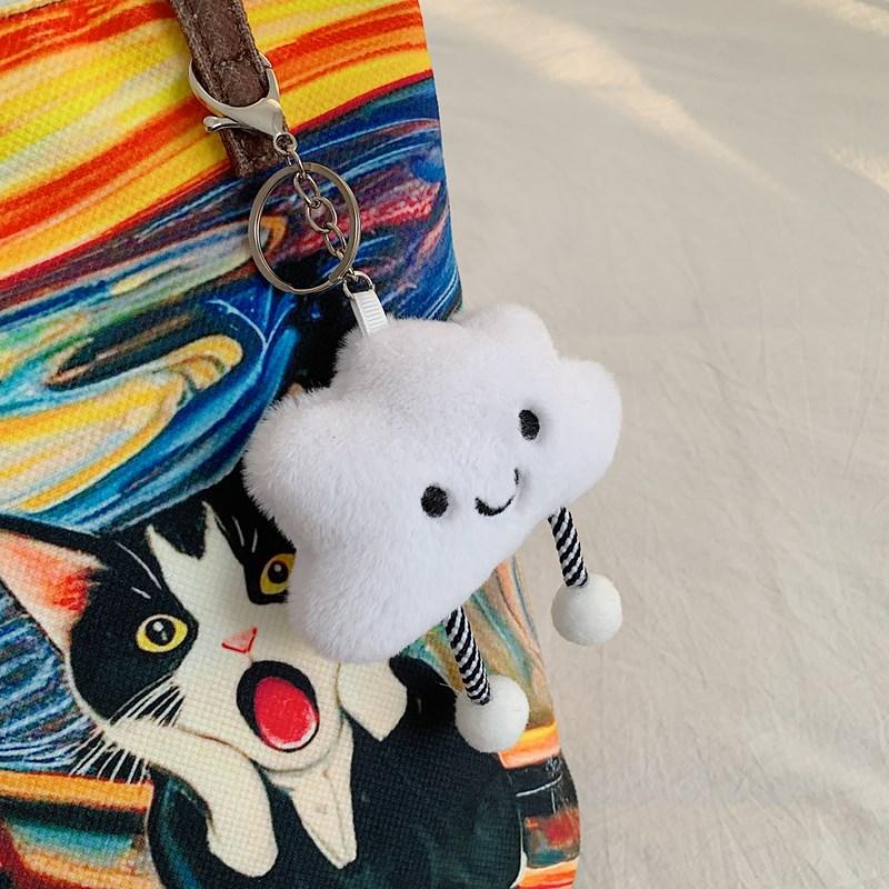 Женская сумочка, симпатичная сумка-ведро с мультяшным принтом, переносная сумка-цилиндр, холщовая сумка-тоут, сумки для ланча для студентов и девочек