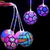 Racket Ball Luminous Football Park Fitness Inflatable Elastic Ball Children's Toy Stall Night Market Flashing Ball
