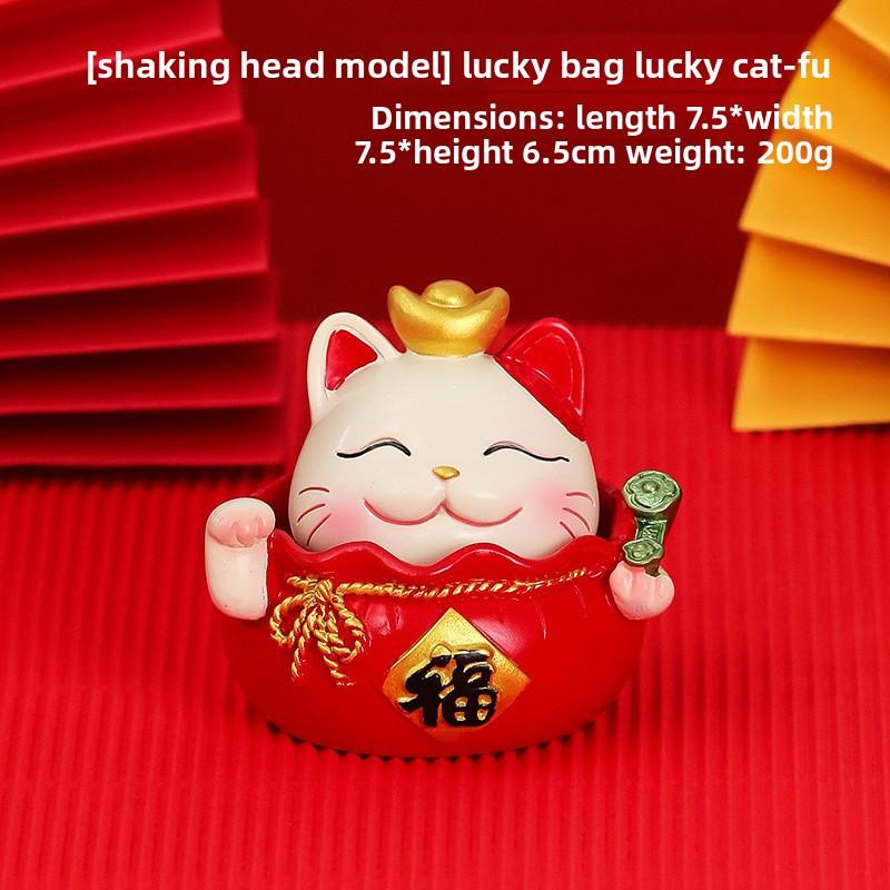 Милая подставка для мобильного телефона, украшение, милый манеки-неко из смолы, для офисного стола, милый подарок, украшение