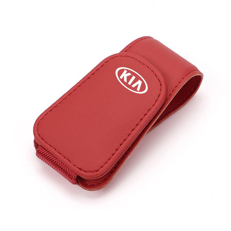 Car Leathers Glasses Clip Sun Visor Sunglasses Card Box For Kia Sportage Ceed Picanto Rio ProCeed Forte K7 K5 K8 K3 K9 Morning BK7