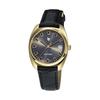 Authorized Distributor Lip Watch Unisex Watch 671878 GDG General De Gaulle 35 Gun Gold Black Embossed Leather [LIP] Men's