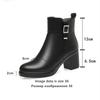 Fashion AIYUQI Women's Winter Boots 2025 New High Heeled Women's Short Boots Platform Natural Wool Non Slip Bottom Mom Snow Boots Female