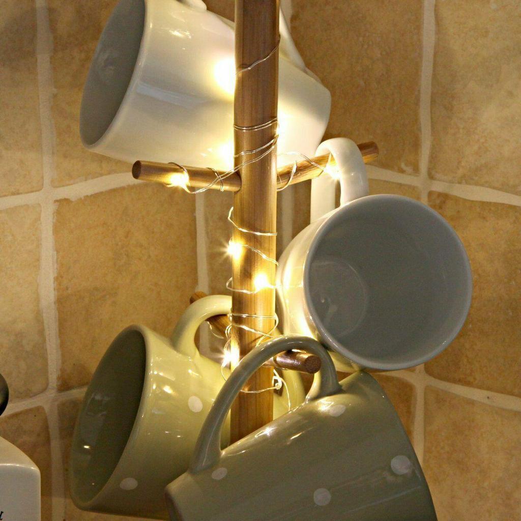 6 шт., 10/20 светодиодных батареек, микро-рисовая проволока, медные сказочные гирлянды, декор для вечеринки