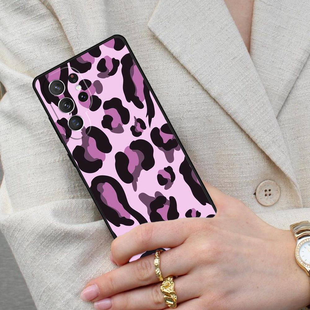 CAMOUFLAGE LEOPARD PRINT Cell Phone Case for Samsung Galaxy S26 Ultra S25 S24 S23 S22 S21 S20 Note10 Cover