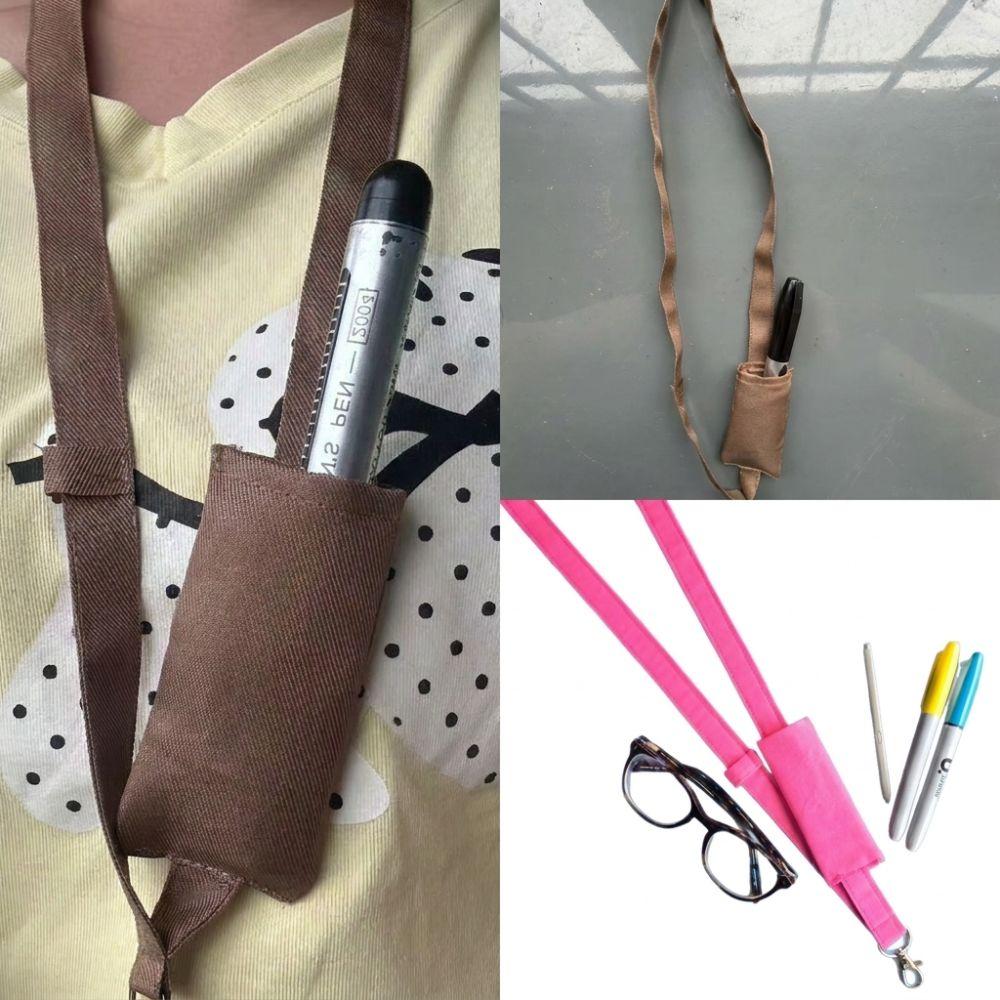 Pen Holder Design Pen Hanger Lanyard Nylon Material Adjustable Pen Lanyard For Doctors