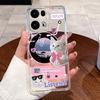 Casing For OPPO Reno 13 Pro 5G Reno13 Case Aesthetic Cute Cat Cartoon Soft Silicone Back Cover Transparent TPU Phone Case Bumper