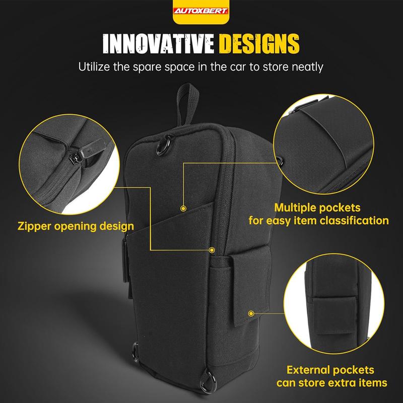 Для Subaru Forester SK -2024 Органайзер для хранения в багажнике с множеством карманов Сумка для снаряжения для кемпинга в машине Рюкзак-органайзер для багажника внедорожника и держатель для ниш