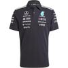 Мужская поло-рубашка с полосками Mercedes - Amg Petronas Formula 1 Team, с коротким рукавом, топ KE5523