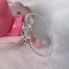 Metal Bowknot Open Cuff Bangles for Women Girl Jewelry Simple Exaggerated Geometric Pulseras Christmas Gift