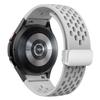 Силиконовый ремешок для Samsung Galaxy Watch 6, 5, 4, 40 мм, 44 мм, 5Pro, 45 мм, магнитная пряжка, ремешок 6, классический, 43 мм, 47 мм, браслет без зазоров, 42 мм