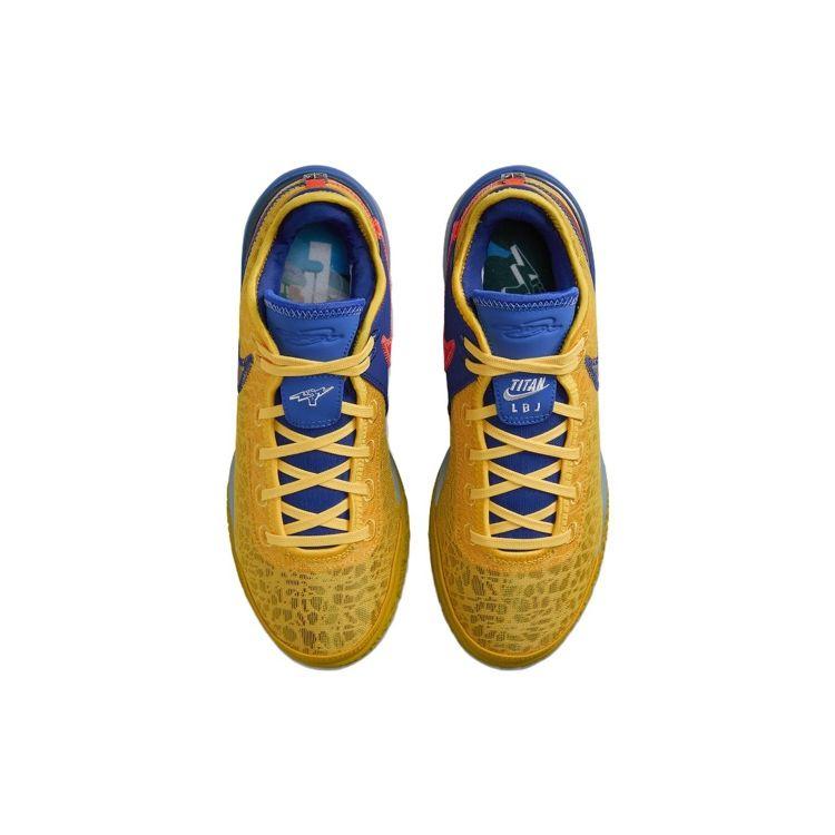 Titan x Nike Zoom LeBron NXXT Gen EP Titan Hoops Fair Мужские кроссовки Желтый Университетский-Золотой Игровой-Королевский DZ2916-700