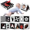 Cloth Picture Cloth Black and White Baby Book Perception and Brain Colorful Cloth Picture Book for for Prone with for Baby Finger Stroller Educational