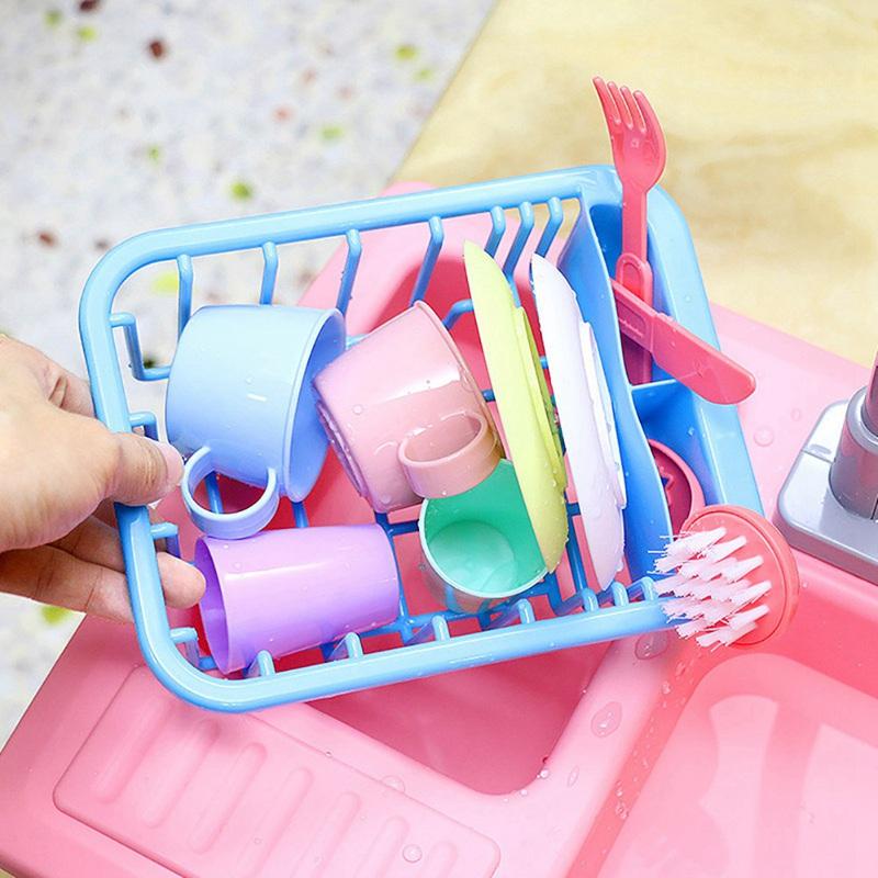 Детские игрушки, кухонная раковина, игрушечная посуда, умывальник, набор для посудомоечной машины, детский ролевой игровой домик, кухонная стирка, развивающие подарки
