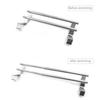 Expandable Double Towel Hanger Over Cabinet Cupboard Doors Stainless Steel Bath Towel Bar Towel Clothes Hanger Towel Rack Holder for Bathroom Kitchen