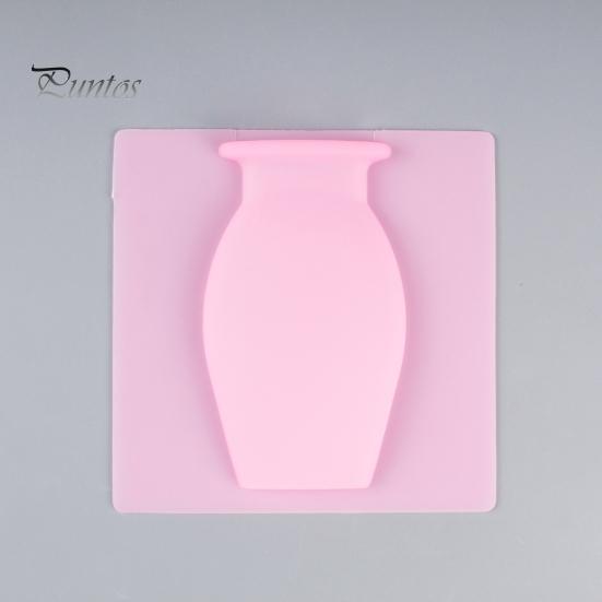 3/6 шт. настенное крепление силиконовая ваза многоразовая самоклеящаяся для домашнего офиса внутреннего холодильника окна настенные подвесные растения ваза для цветов наклейка украшение