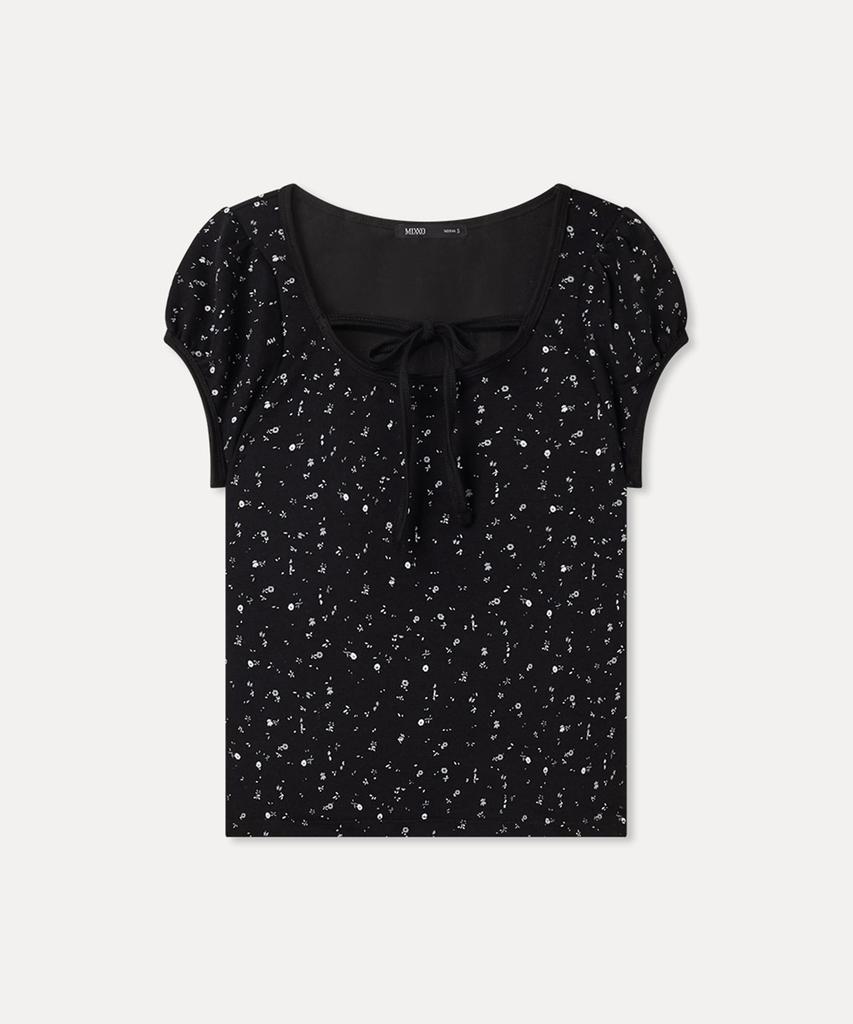 MIXXO Маленькая футболка с коротким рукавом и цветочным принтом Re Hwg108S_Miwhwg31Qa