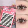 120 Clusters Big Capacity Eyelashes Book, Sunflower Style Eyelashes, Natural Fishtail False Eyelashes