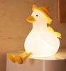 YAVINCOL Nursing Duck Night Bedside Bedroom Silicone Touch Room Bedside Lighting Теплый цвет Indirect USB Christmas Birth Cute Light, Light, Light,