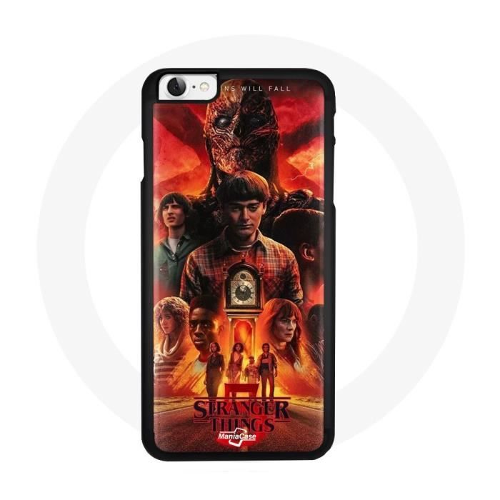Case - Maniacase - Iphone 8 - Black - Soft - Stranger Things Season 5