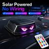 Solar Powered Eye of the Demon Roof Decorative Light LED Roof Light  Vehicle Accessories