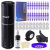 Mast Tattoo Machine Set A1Rotary Wireless 1700 mAh Battery Tattoo Gun 20 шт. Модуль игл для татуировки Картриджи Цвета татуировки для начинающих татуировщиков