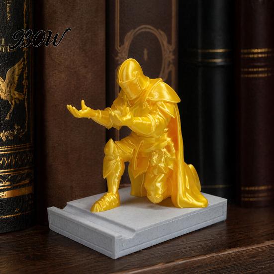 Персонализированный готический домашний декор 3D-печатный подставка для ручек в виде рыцаря, коленопреклоненная подставка, изысканная статуэтка-скульптура в стиле мистики, креативная
