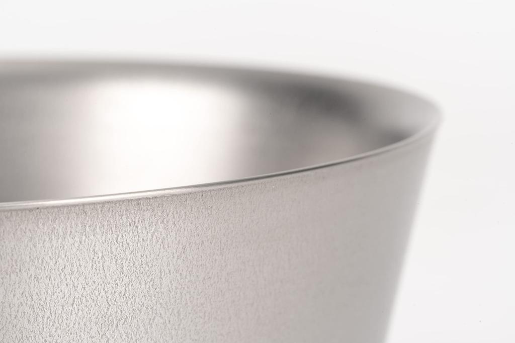 Snow Peak Titanium Double Bowl 400 TW-240, Ideal for Camping and Outdoors, Double-Layered