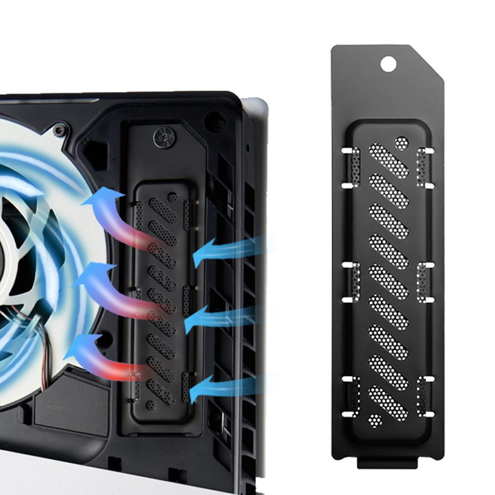 Тихий вентилятор для консоли PS5 Slim с регулируемой скоростью Эффективная система охлаждения с портом USB 3.0 для Playstation 5 Slim