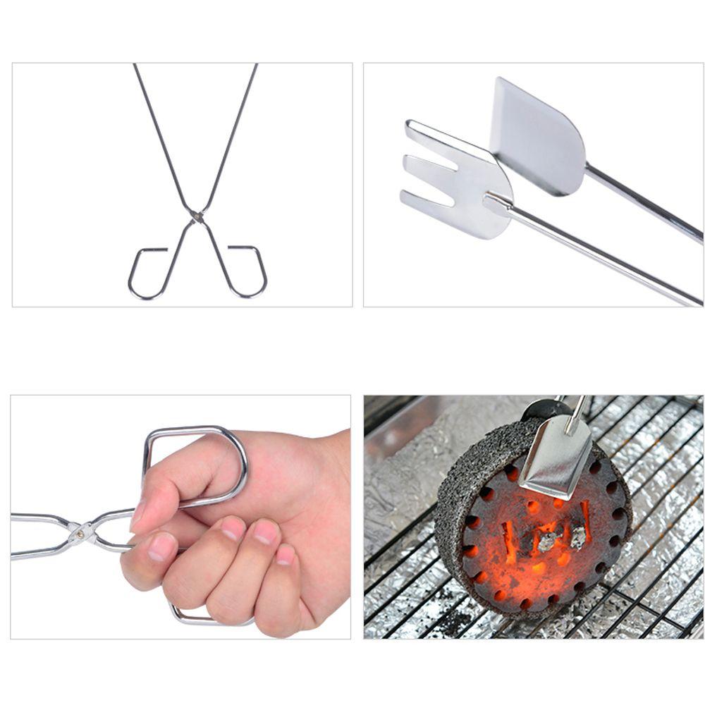 Portable BBQ Tools Grilled BBQ Tongs Barbecue Accessories Charcoal Clip Food Clip