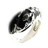 [J4026] - Silver Black 'Temptation' Designer Ring