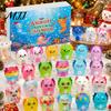 Саламандра Игрушка Подарочная Коробка Рождественский Адвент-Календарь, Календарь Обратного Отсчета с 24 Сжимаемыми Игрушками, Растягивающиеся Игрушки Дни Мини для Праздника Мягкие
