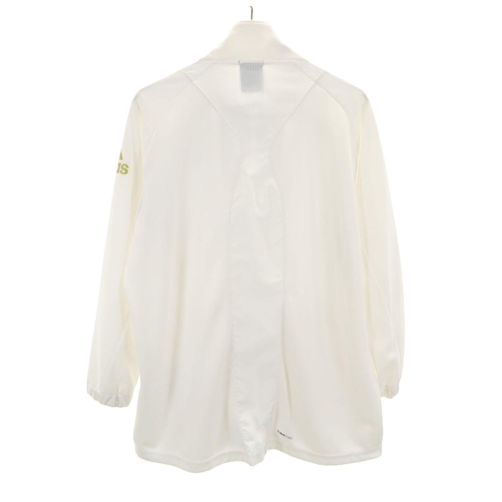 Adidas сетчатая куртка-трек L белая мужская б/у