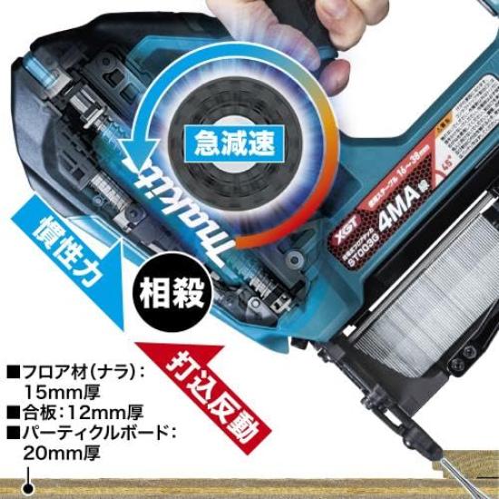 Makita Беспроводной напольный степлер 40Vmax и зарядное устройство проданы ST003GZ [Только инструмент/Аккумулятор отдельно]