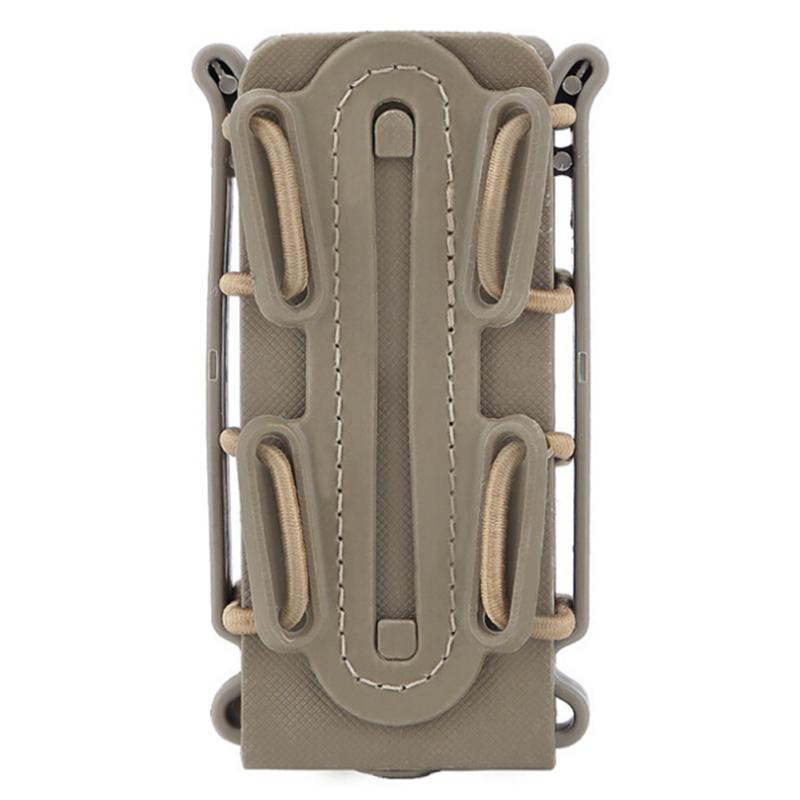 Тактическая сумка для журналов 9 мм, кобура для страйкбола, охоты и стрельбы, держатель для винтовки, мягкая сумка для переноски с зажимом для ремня