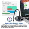 U3-095-HUB02 USB 3.0 хаб на 3 порта со слотом для карт SD/TF, 60 мм, втулка для столешницы, разветвитель, док-станция для настольного ПК
