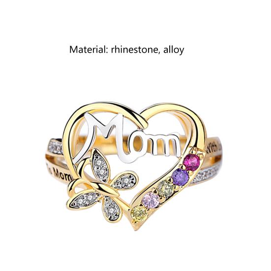 Кольцо на палец со стразами и изумрудом, тонкая работа, блестящее кольцо на костяшку для матери