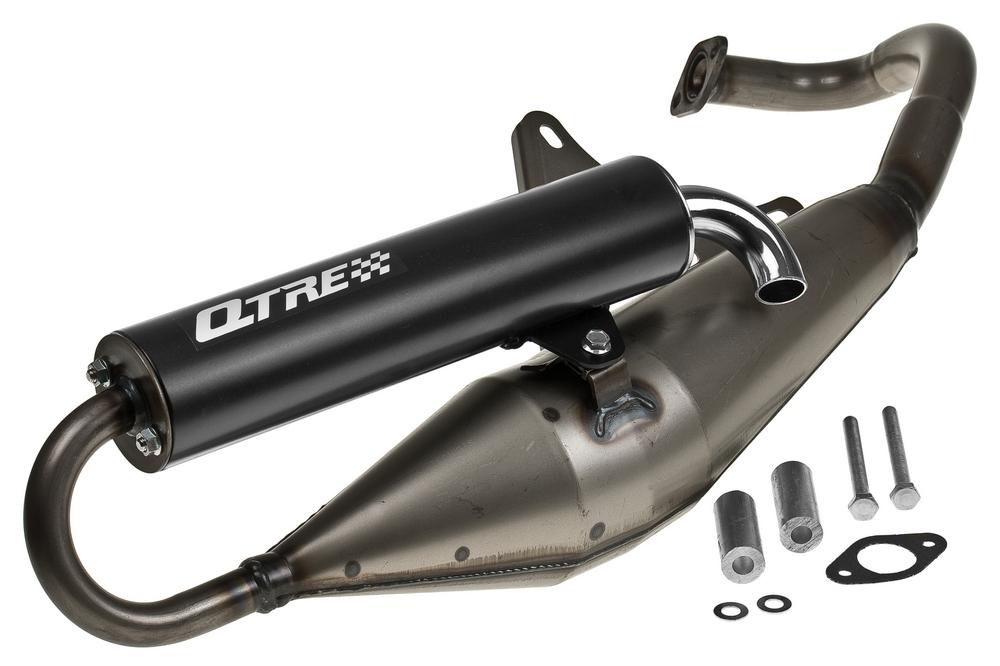 Exhaust Yasuni R Aluminum Black, Gilera / Piaggio (E)