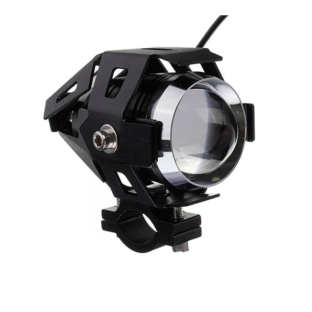 Мотоциклетная светодиодная фара-прожектор, противотуманная фара, металлический абажур
