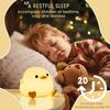 Duck Lamp, Cute Pea Duck Night Light, Dimmable Ducky Night Lamp, Kids Sleep, Rechargeable Bedside Touch Silicone Lamp, Unique Dorm Decor Gift Toy