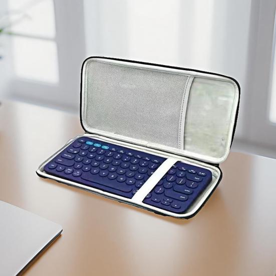 Сумка для хранения клавиатуры для Logitech K380 Ударопрочный Пылезащитный Водостойкий EVA-чехол Защитный чехол для переноски беспроводных клавиатур