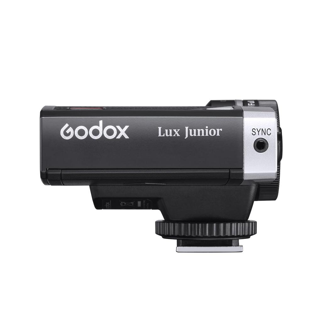 Godox Lux Junior Retro Strobe Flash Speedlight GN12 Цветовая температура 6000K Фокусное расстояние 28 мм Совместимость с Canon Nikon Sony Olympus Fujifilm