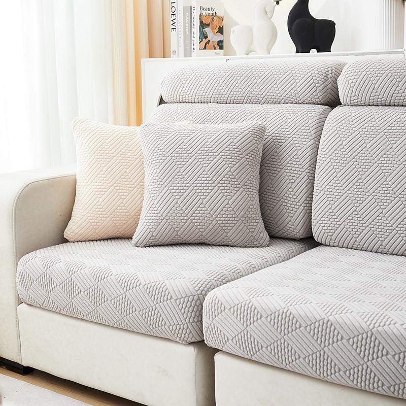 New Jacquard Sofa Covers Thicken Sofa Seat Cushion Cover Sofa Slipcover Stretch Sofa Cover Pets Kid Furniture Protector For Home