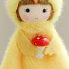 Chicken Angel Hanging Easter Plush Chicken Hanging Girl Doll Pendant Egg Pendant