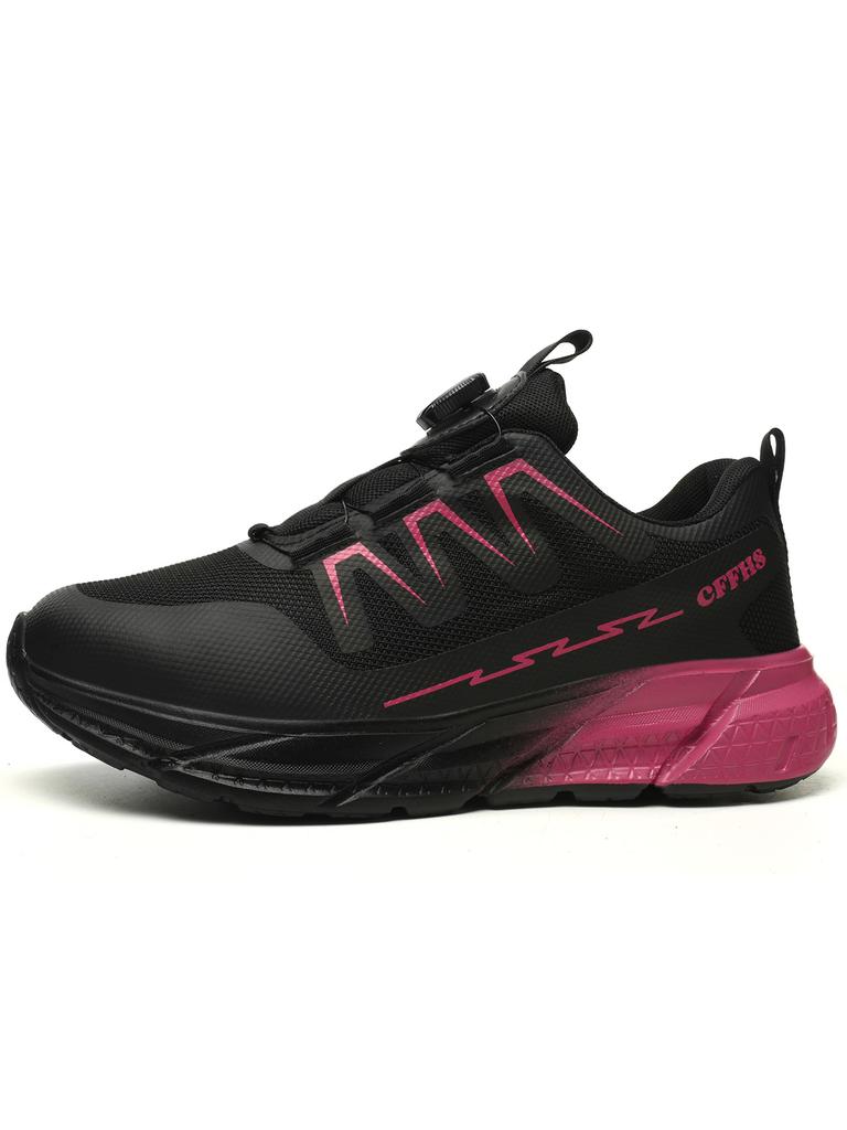 Women Rotary Buckle Slip Resistant Sneakers Breathable Mesh Shoes Safety Shoes Work Puncture-Proof Anti-Smash Steel Toe Shoes