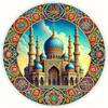 Железное исламское настенное искусство Металлический декор для дома 8x8 дюймов Ручная работа Подарок