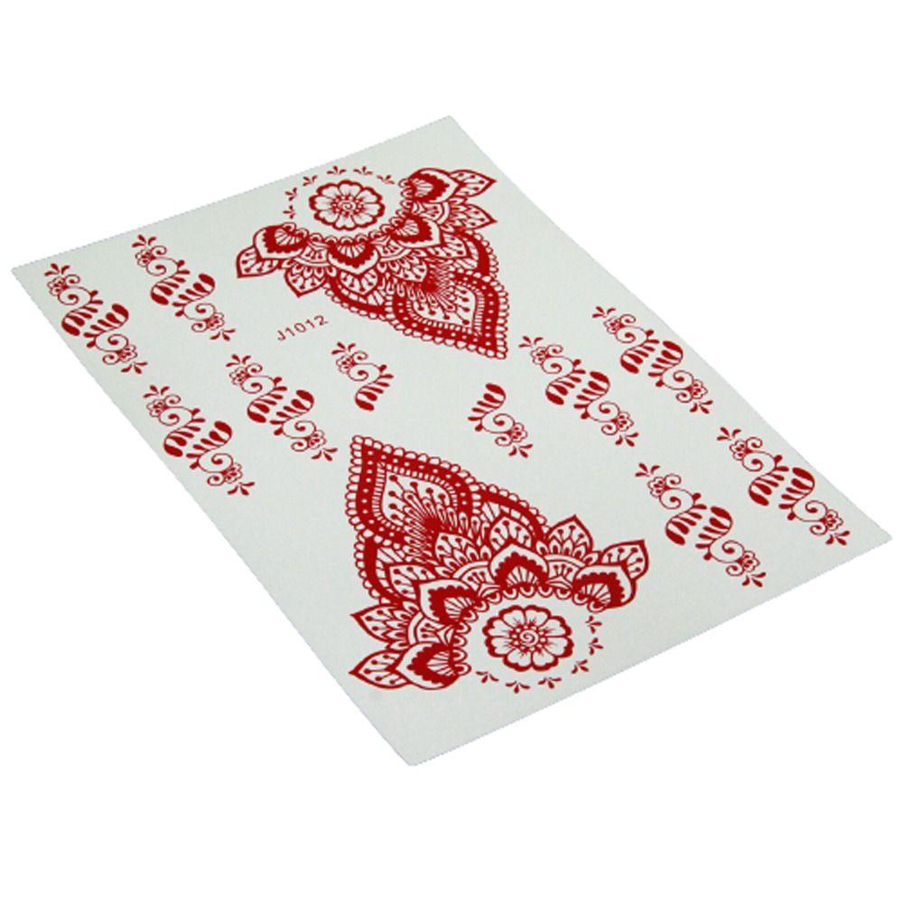 Для женщин ноги руки временные татуировки боди-арт наклейки переводные наклейки татуировки хной